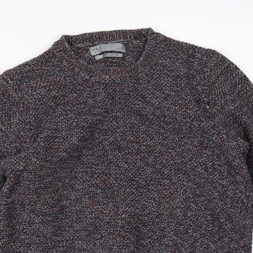 Marks & Spencer Mens Multicoloured   Pullover Jumper Size S
