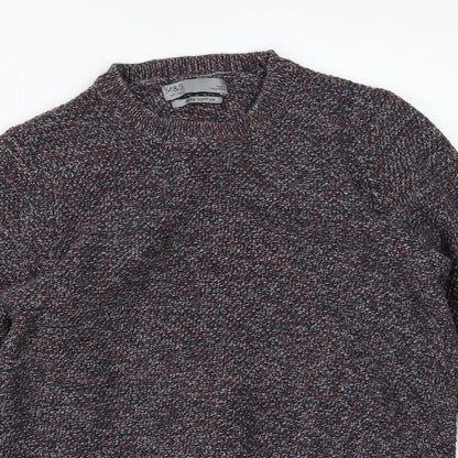 Marks & Spencer Mens Multicoloured   Pullover Jumper Size S