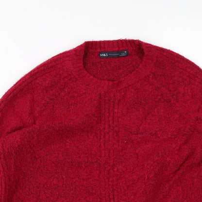 Womens UK Size S Marks & Spencer Pink Pullover Jumper
