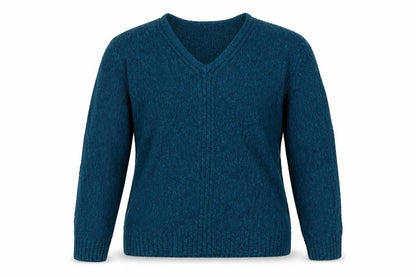 Womens UK Size L Isle Blue Pullover Jumper