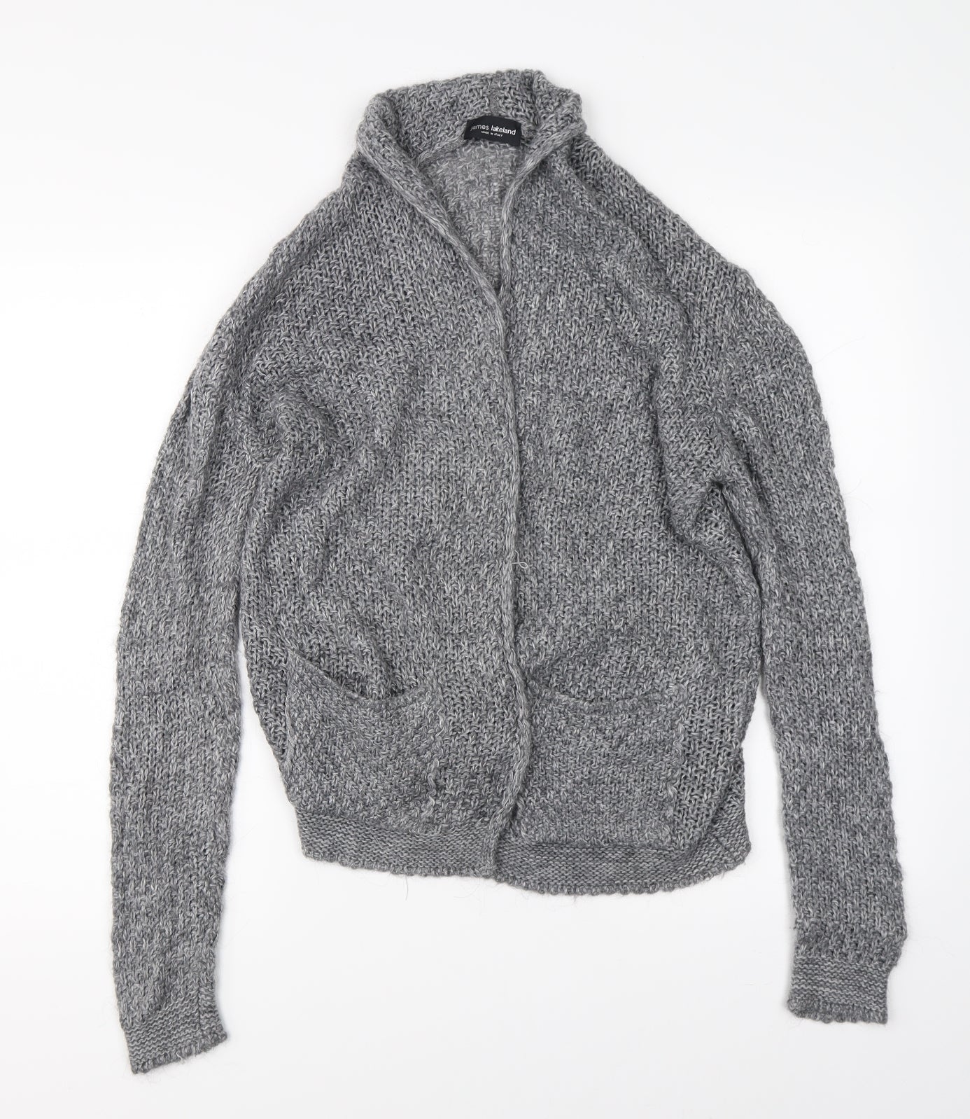 Womens UK Size M James Lakeland Grey Cardigan Jumper