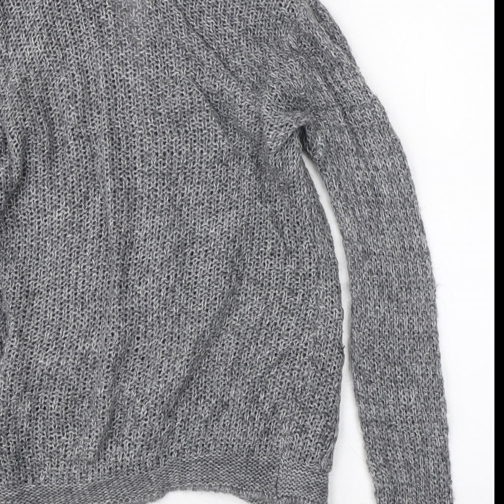Womens UK Size M James Lakeland Grey Cardigan Jumper