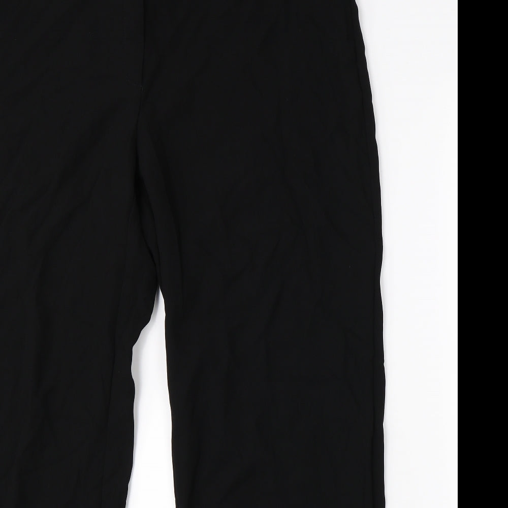 Womens UK Size 20 Marks & Spencer Regular Fit Dress Pants Black Trousers