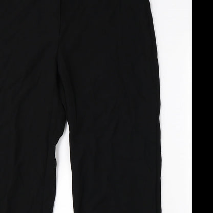 Womens UK Size 20 Marks & Spencer Regular Fit Dress Pants Black Trousers