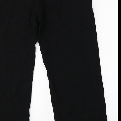 Womens UK Size 20 Marks & Spencer Regular Fit Dress Pants Black Trousers