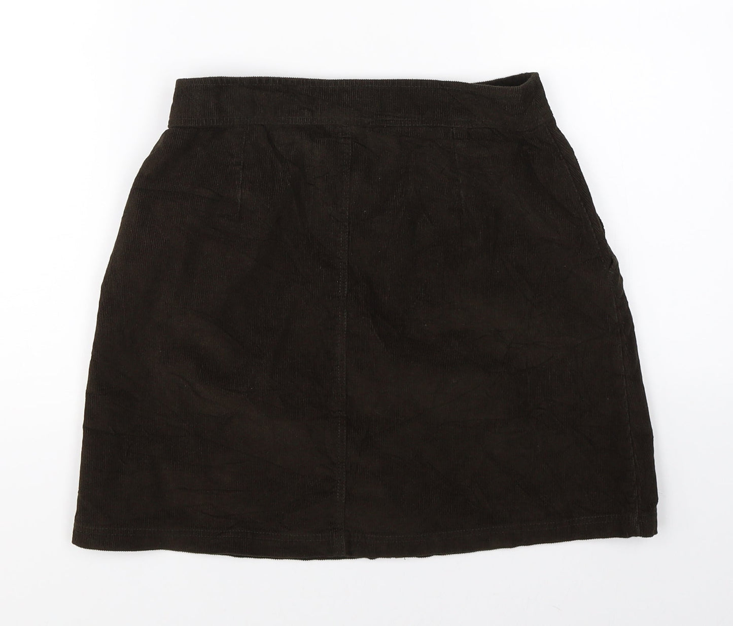 NEXT Womens Green  Corduroy A-Line Skirt Size 6