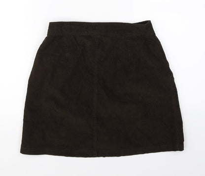 NEXT Womens Green  Corduroy A-Line Skirt Size 6