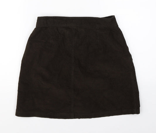 NEXT Womens Green  Corduroy A-Line Skirt Size 6