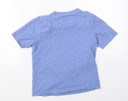 TU Boys Blue   Basic T-Shirt Size 7 Years  - beach