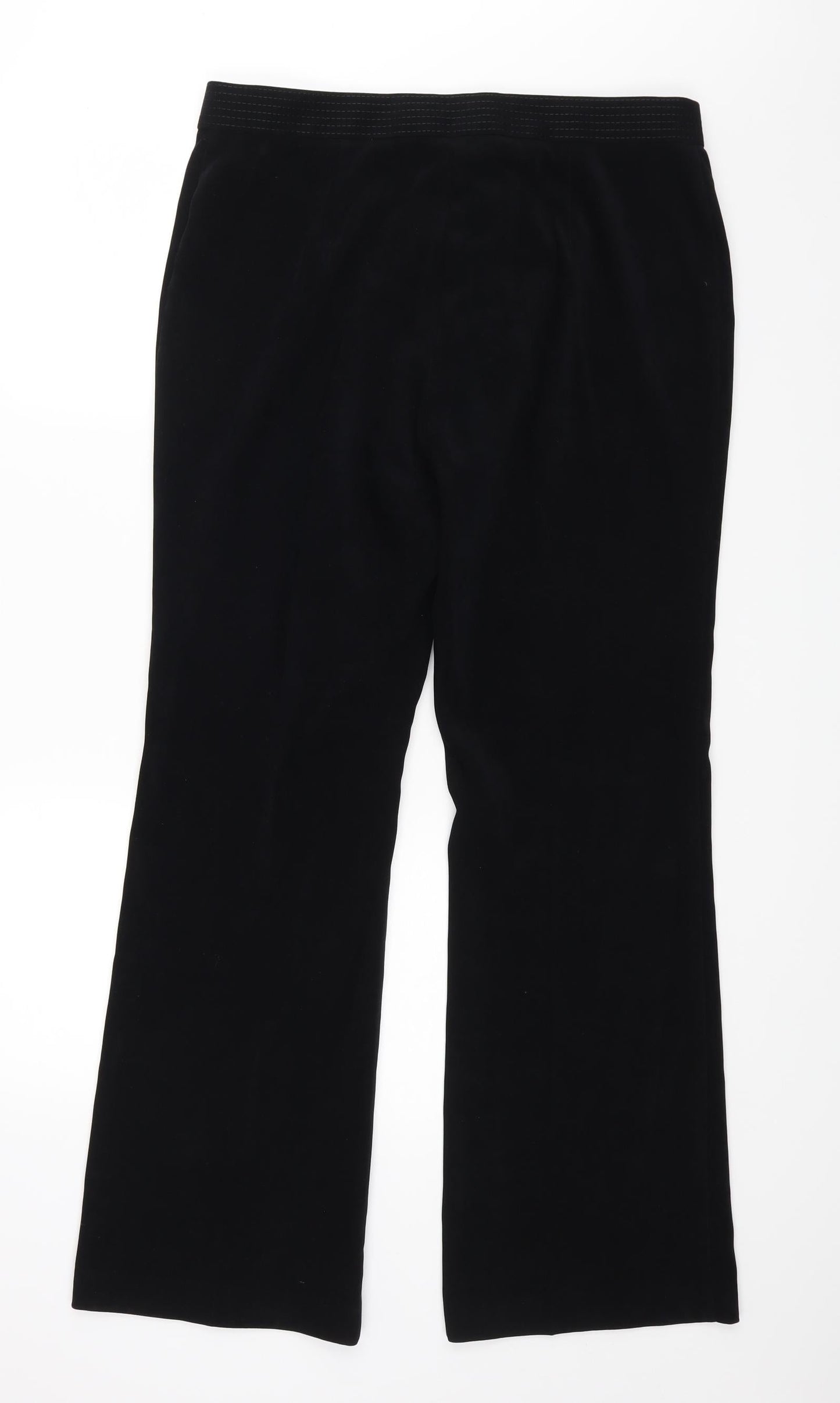 M&S Womens Black   Dress Pants Trousers Size 14 L25 in