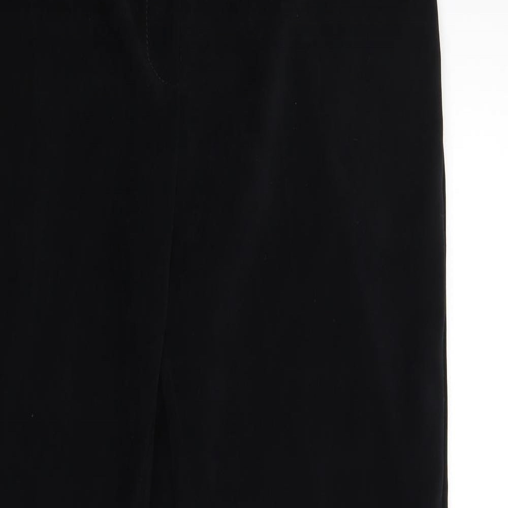 M&S Womens Black   Dress Pants Trousers Size 14 L25 in