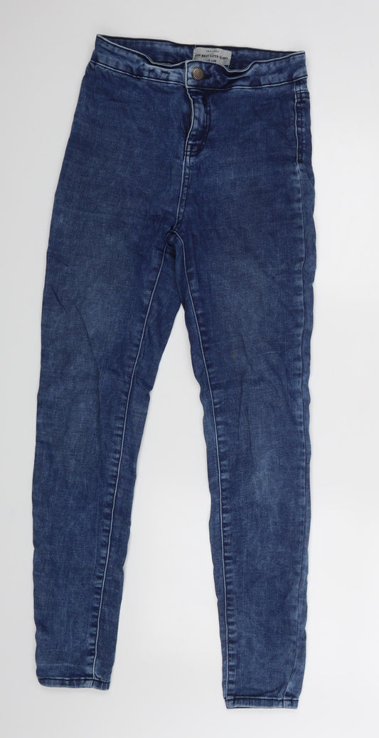 New Look Womens Blue   Skinny Jeans Size 8 L27 in