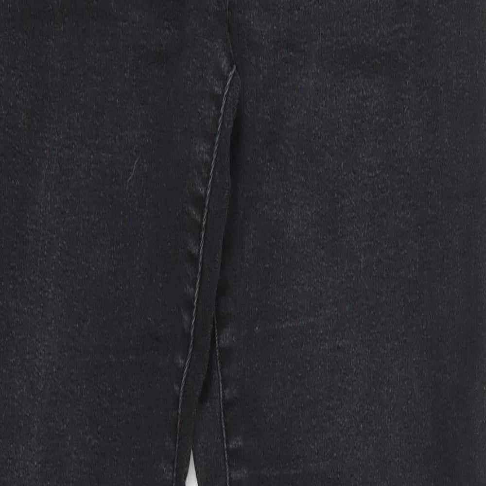 Denim & Co. Womens Black   Skinny Jeans Size 8 L29 in