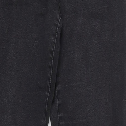 Denim & Co. Womens Black   Skinny Jeans Size 8 L29 in