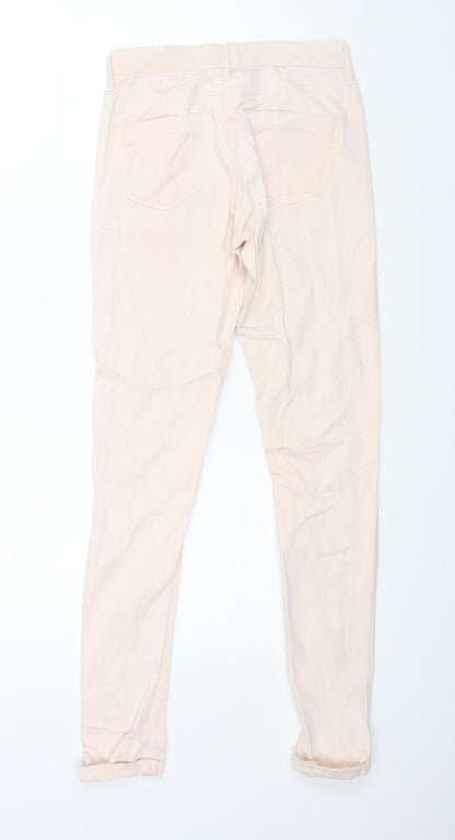 Topshop Womens Pink   Skinny Jeans Size 25 L30 in