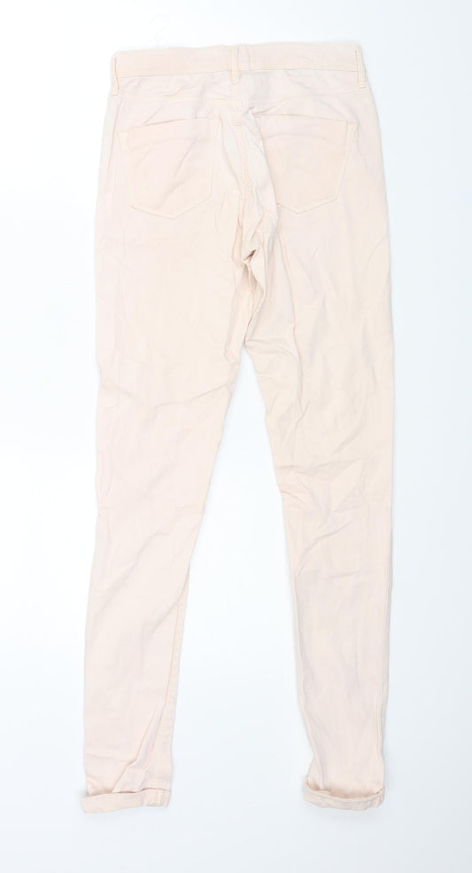 Topshop Womens Pink   Skinny Jeans Size 25 L30 in
