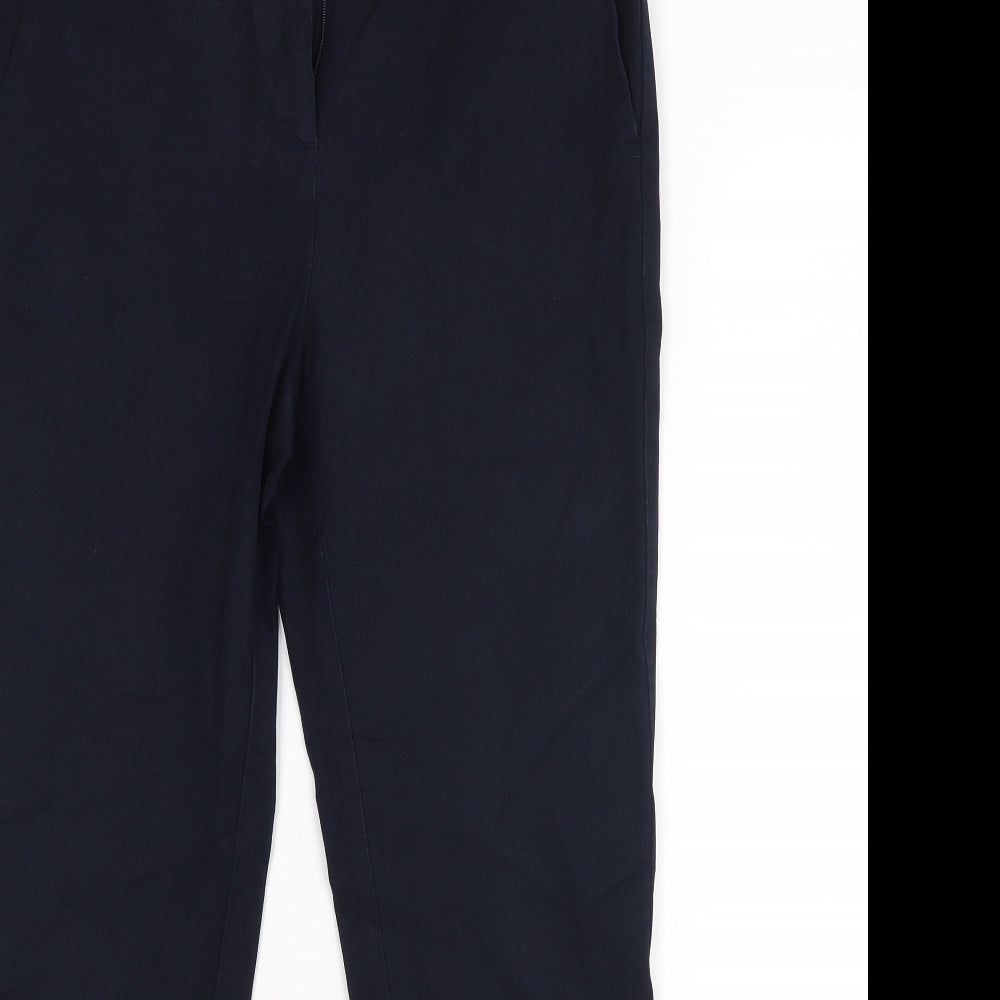 M&S Womens Blue   Dress Pants Trousers Size 10 L24 in
