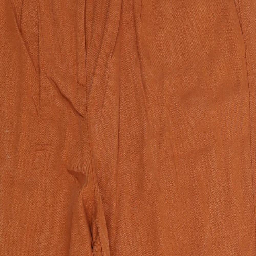 Womens UK Size 14 M&S Regular Fit  Brown Trousers