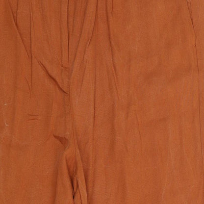 Womens UK Size 14 M&S Regular Fit  Brown Trousers