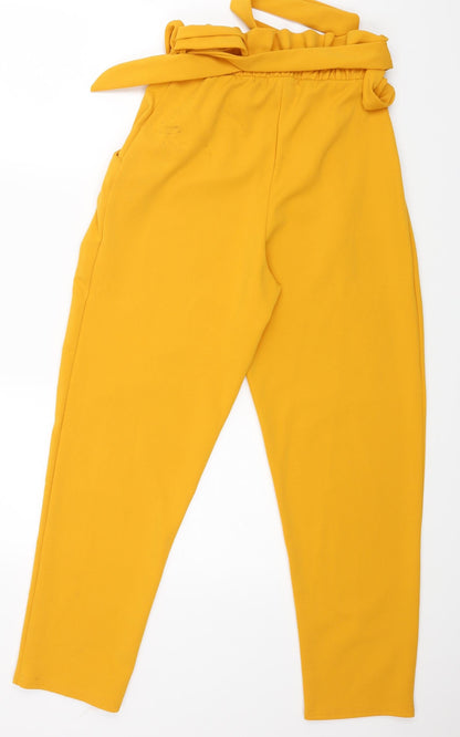 Juliet Womens Yellow   Trousers  Size 10 L25 in