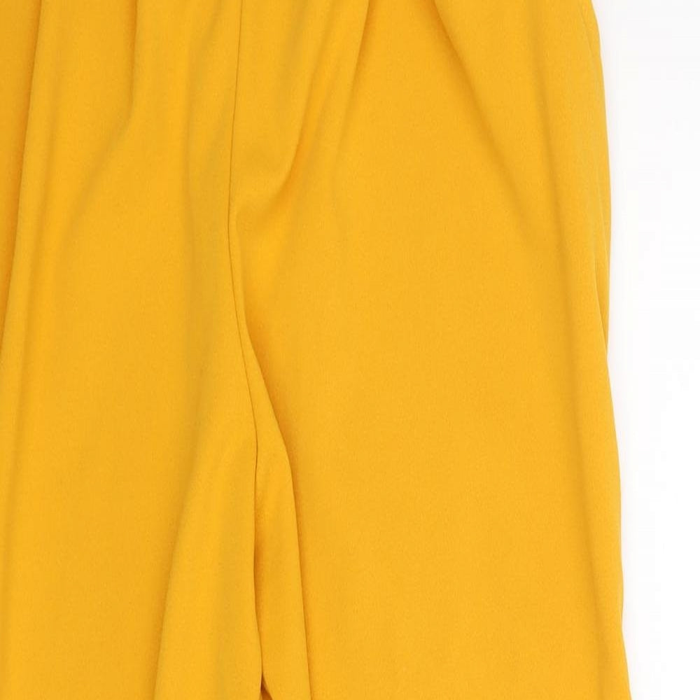 Juliet Womens Yellow   Trousers  Size 10 L25 in