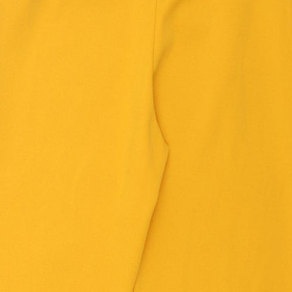 Juliet Womens Yellow   Trousers  Size 10 L25 in