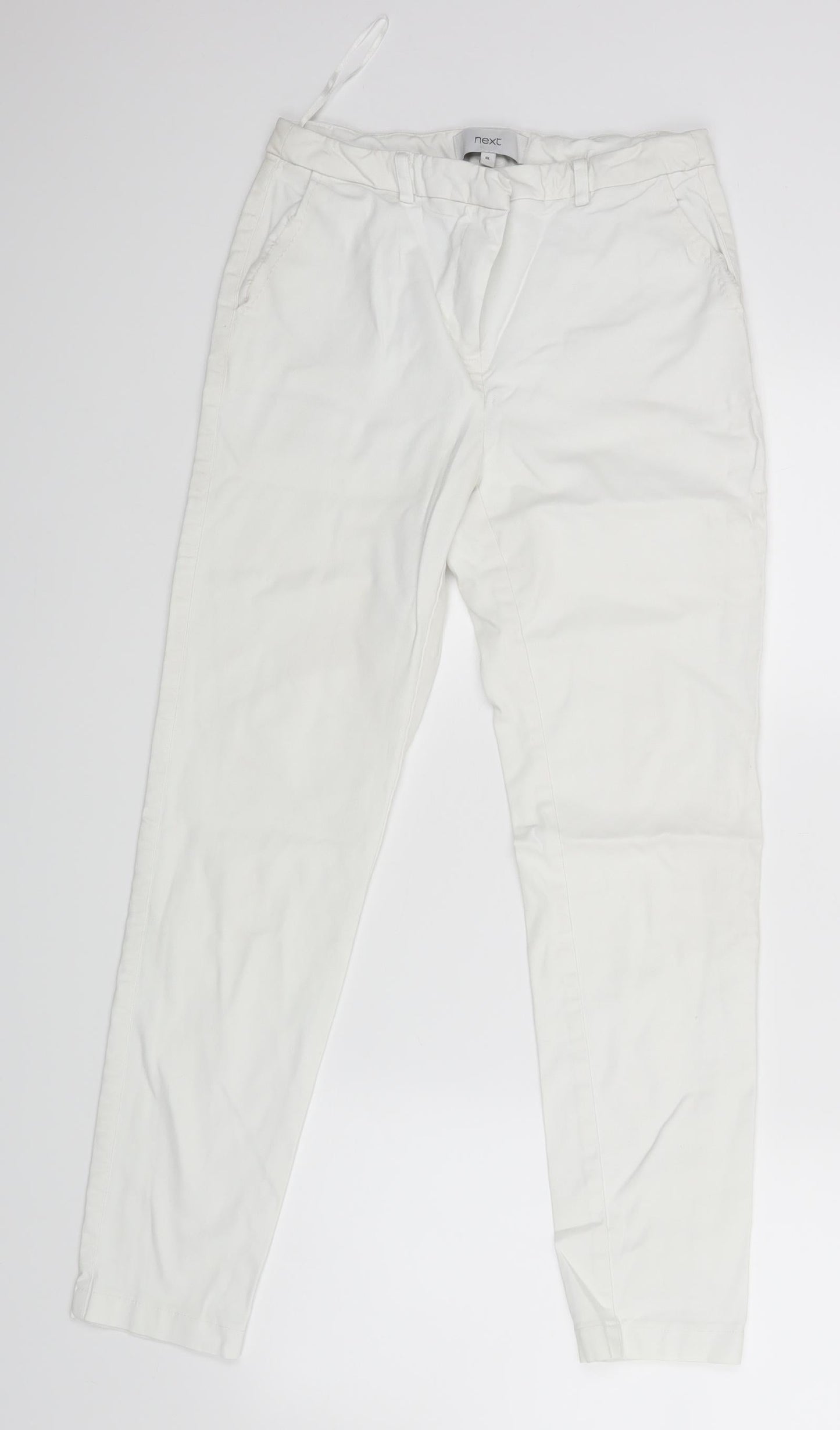 NEXT Womens White   Skinny Jeans Size 8 L26 in