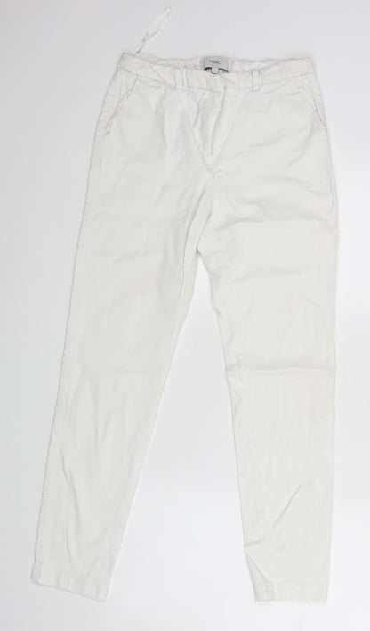 NEXT Womens White   Skinny Jeans Size 8 L26 in