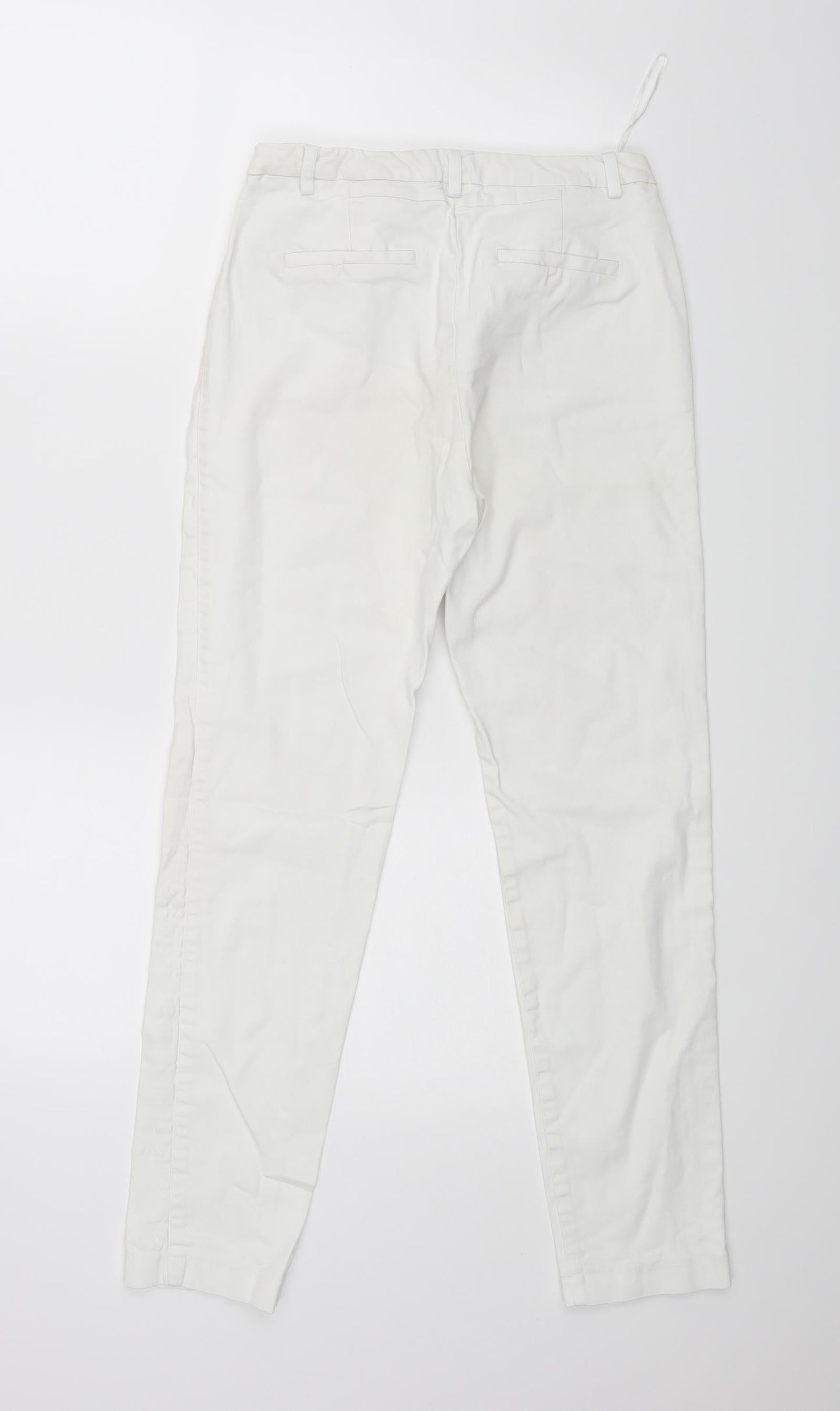 NEXT Womens White   Skinny Jeans Size 8 L26 in