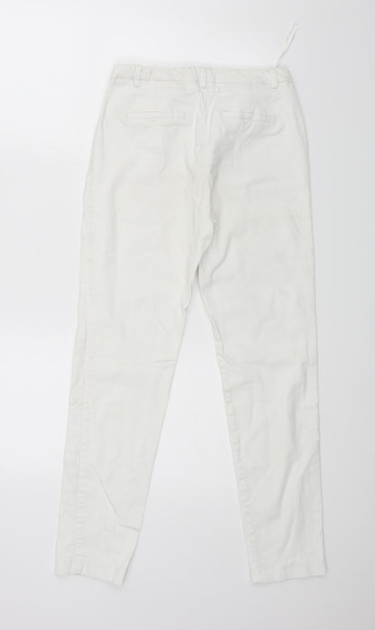 NEXT Womens White   Skinny Jeans Size 8 L26 in