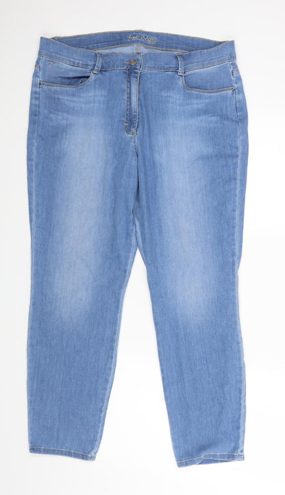 BRAX Womens Blue   Straight Jeans  L26 in