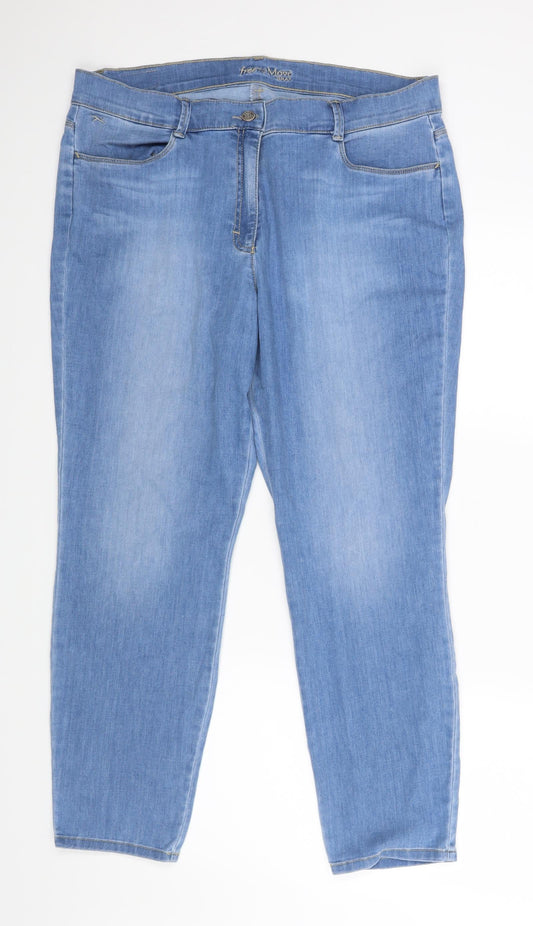 BRAX Womens Blue   Straight Jeans  L26 in