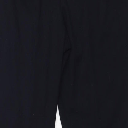 Womens UK Size 12 Papaya Regular Fit Dress Pants Blue Trousers