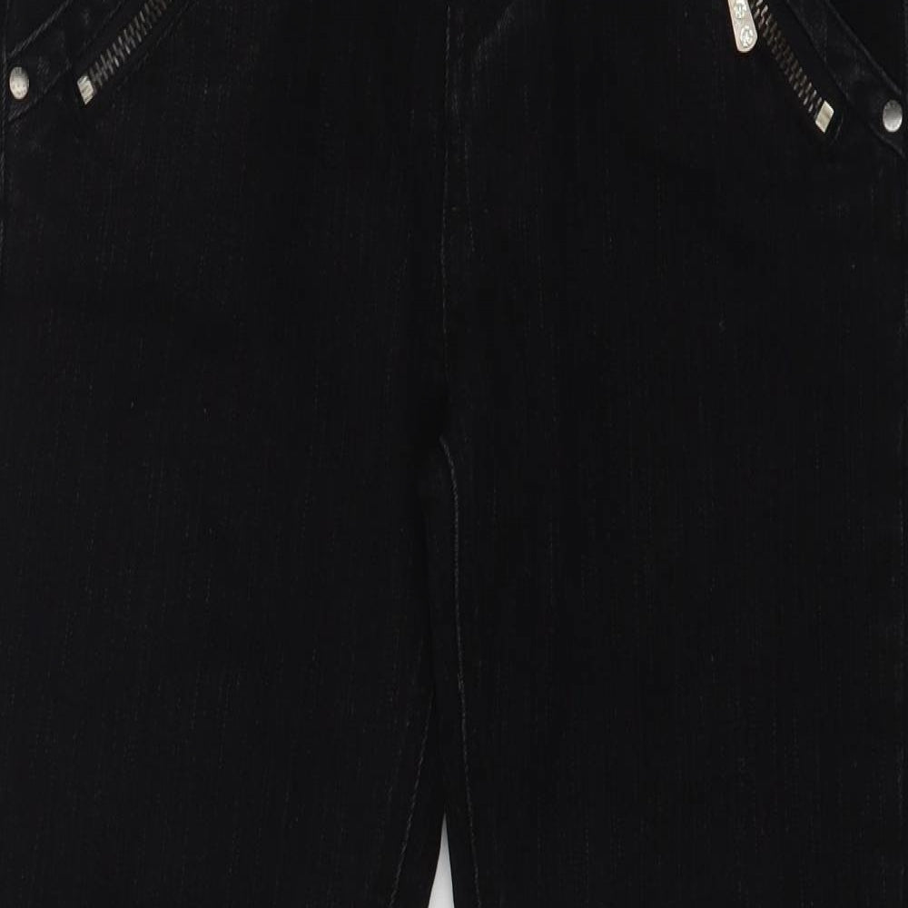 C&A Womens Black   Straight Jeans  L27 in