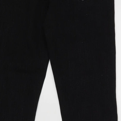 C&A Womens Black   Straight Jeans  L27 in