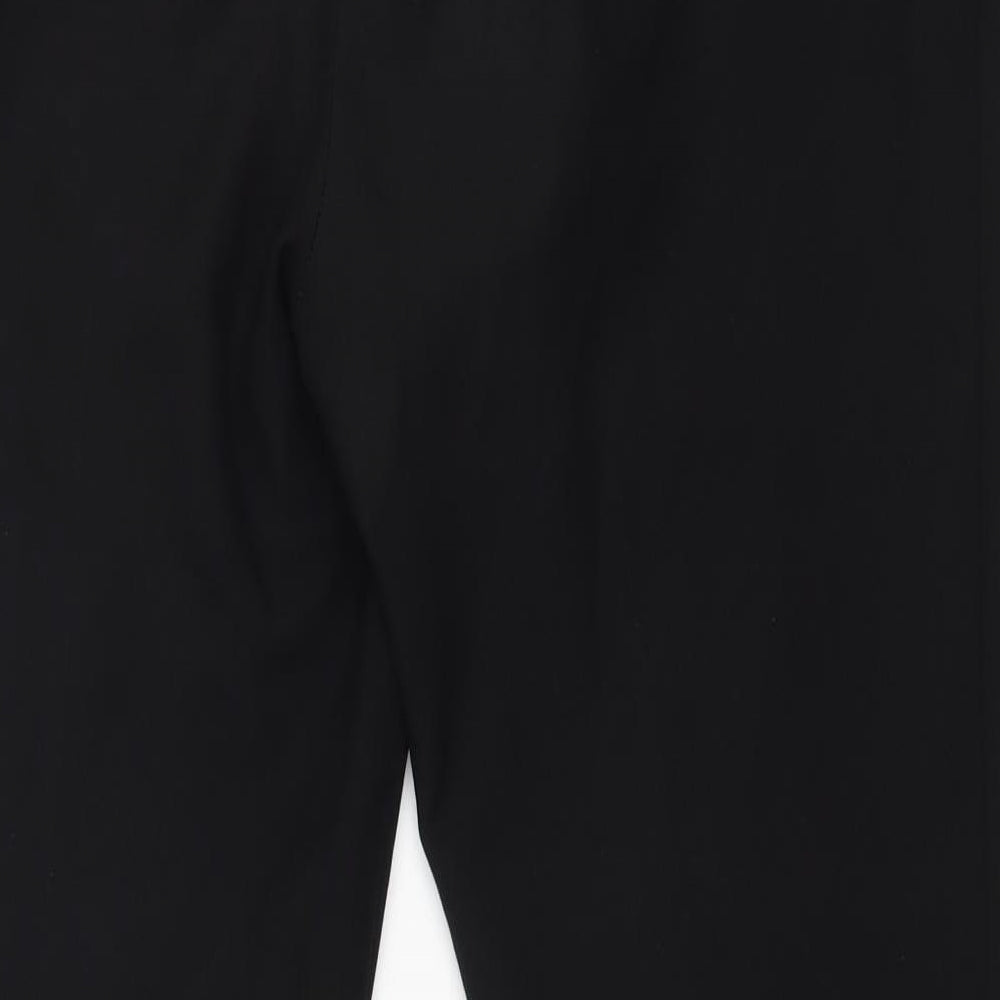Womens UK Size 12 Atmosphere Regular Fit Dress Pants Black Trousers