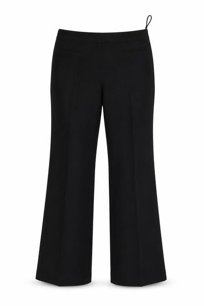 Womens UK Size 12 Mia Moda Regular Fit Dress Pants Black Trousers