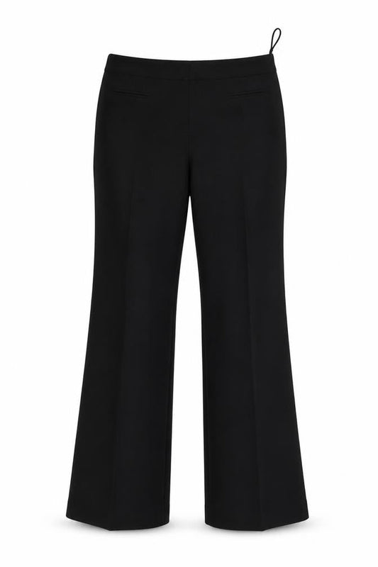 Womens UK Size 12 Mia Moda Regular Fit Dress Pants Black Trousers
