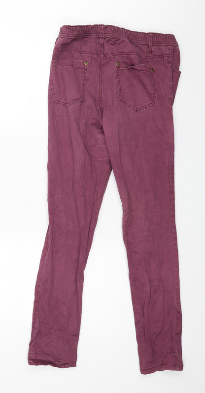 Rainbow Womens Purple   Trousers  Size 10 L26 in