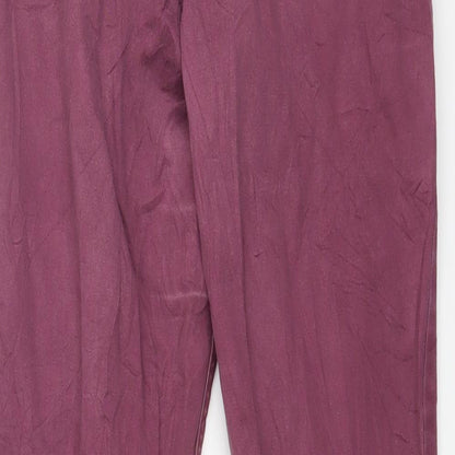 Rainbow Womens Purple   Trousers  Size 10 L26 in