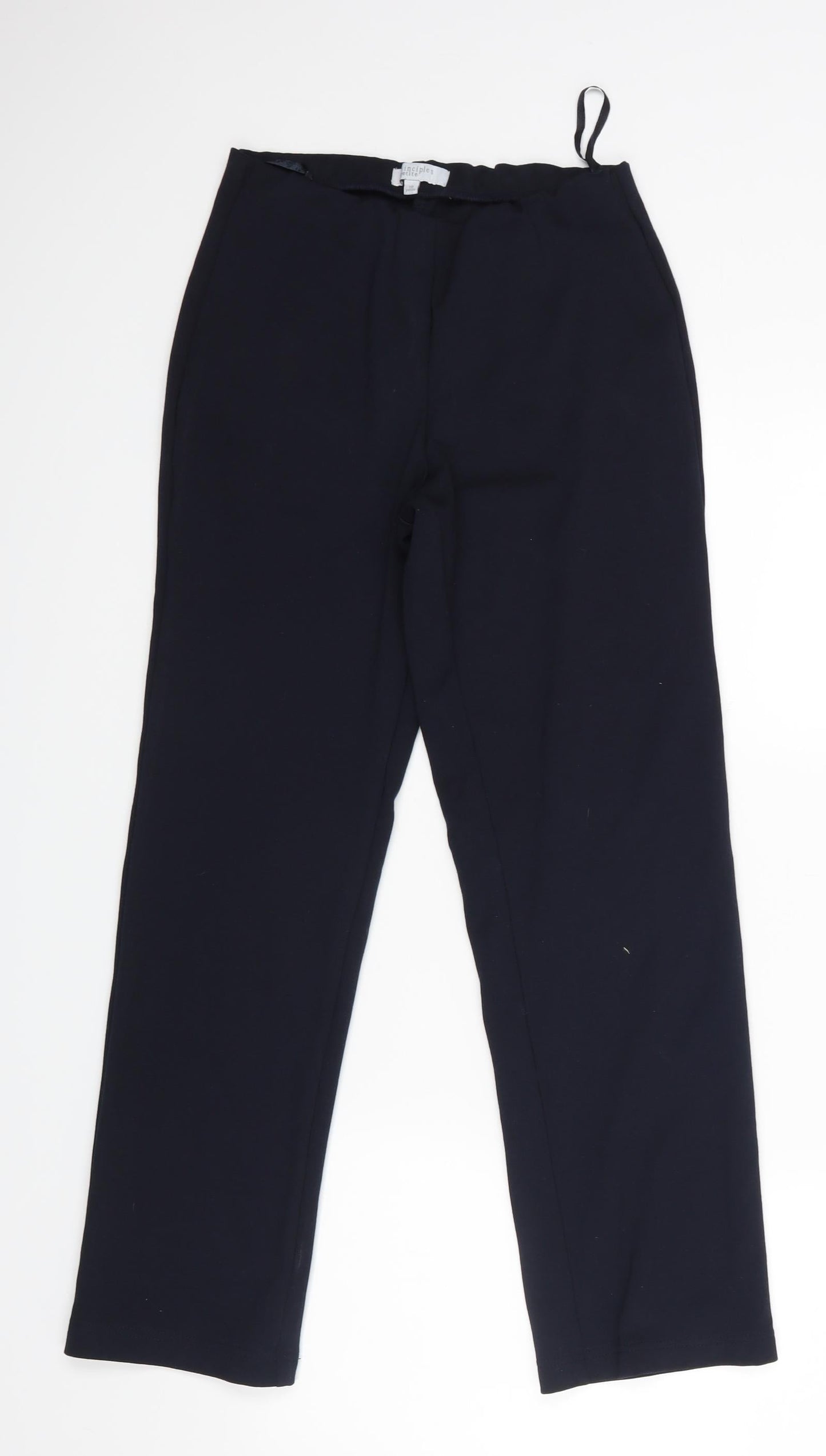 Womens UK Size 10 Principles Regular Fit Dress Pants Blue Trousers