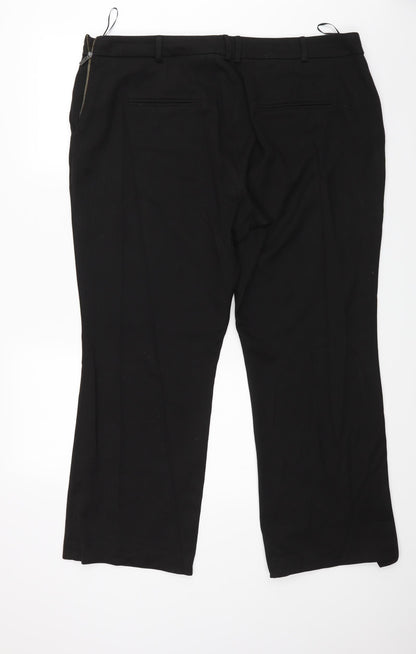 Womens UK Size 20 NEXT Regular Fit Dress Pants Brown Trousers