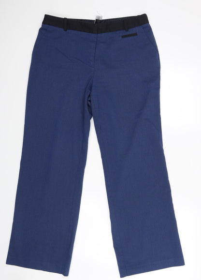 Womens UK Size 14 NEXT Regular Fit  Black Trousers