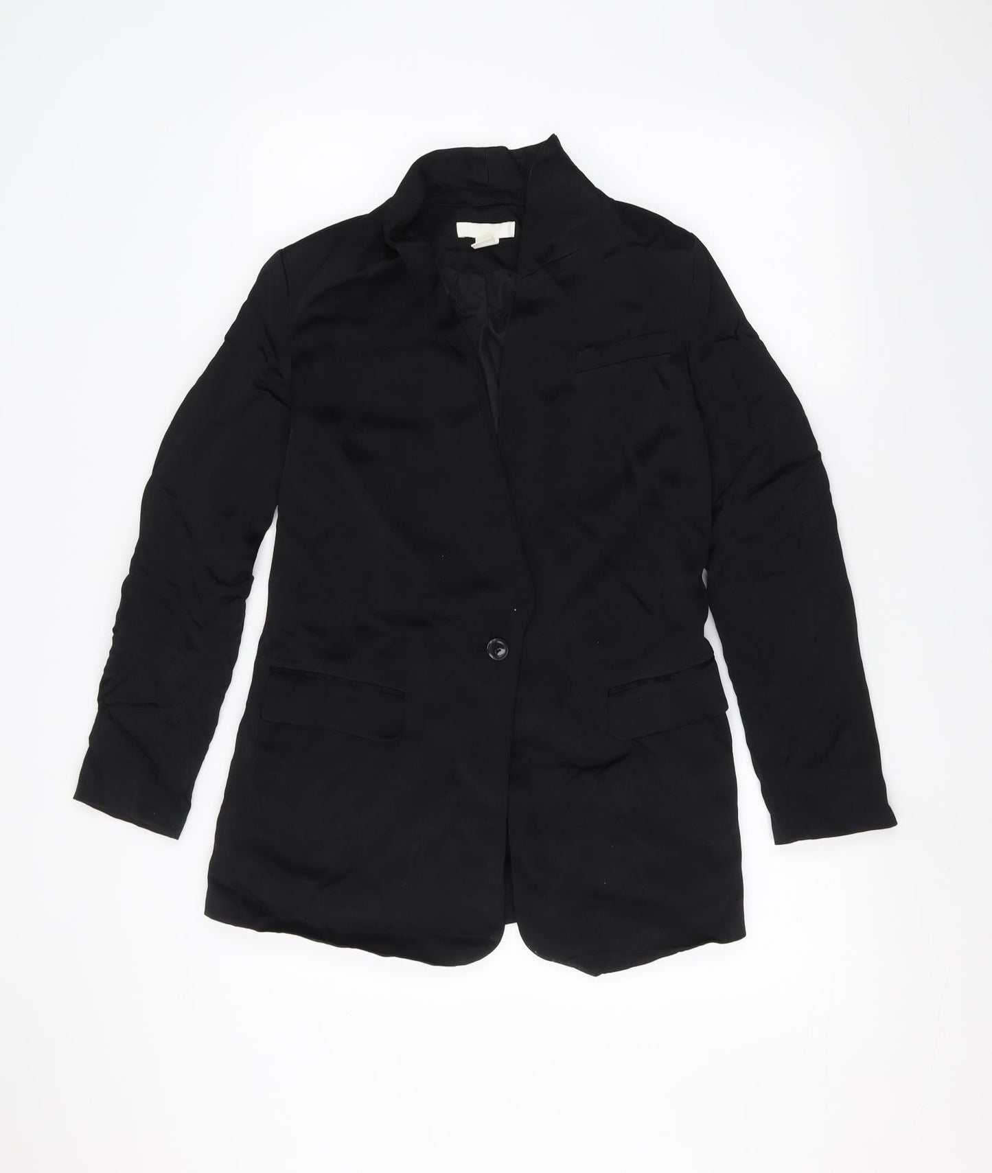 Womens UK Size 6 H&M Black Jacket