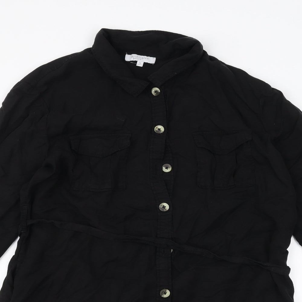 Principles Womens Black   Jacket  Size 14