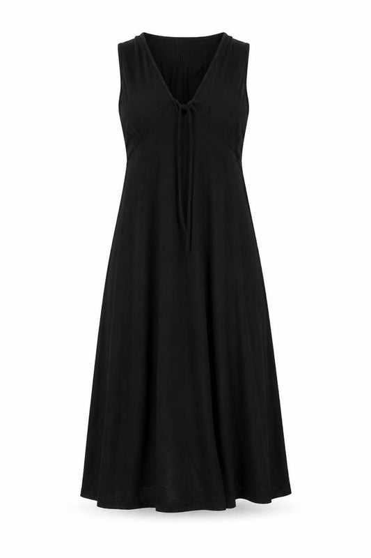 Front view of Mexx women’s black a-line, size XS