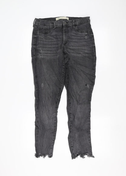 Gap Mens Black   Skinny Jeans Size 30 in L24 in - ripped details