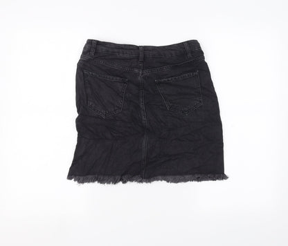 New Look Womens Black   A-Line Skirt Size 8