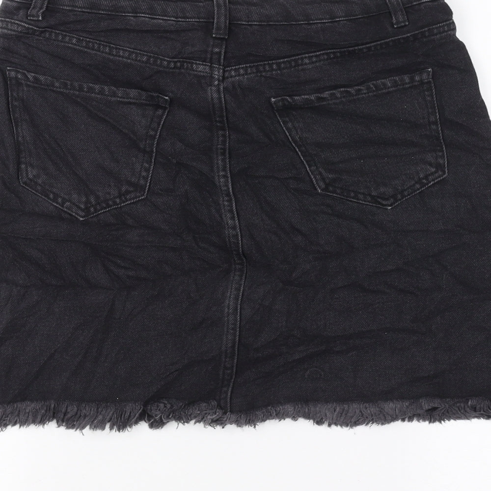 New Look Womens Black   A-Line Skirt Size 8