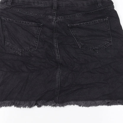 New Look Womens Black   A-Line Skirt Size 8